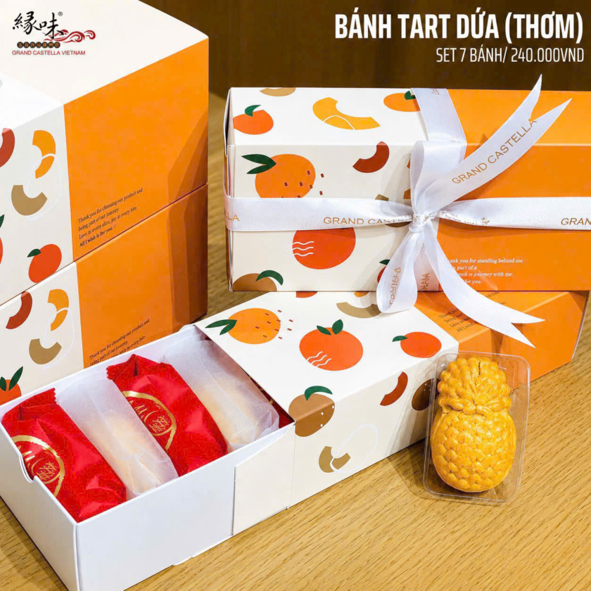 Bánh Tart Dứa Hộp 7 Bánh