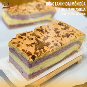 Bông Lan Tươi Vị Khoai Môn Dừa ( Coco Taro) ( tặng 1 su kem )