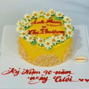 Bánh Kem Phô Mai Hoàng Kim