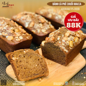 Bánh Chuối Coffe Macca Grand Castella - 450Gram