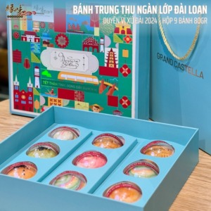 Hộp 9 Bánh Lava Duyên Vị Xứ Đài - Hộp Cao Cấp