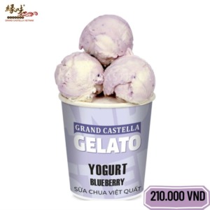 Kem Grand Castella Gelato Sữa Chua Việt Quất