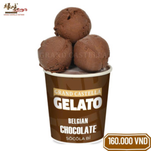Kem Grand Castella Gelato Chocolate Bỉ