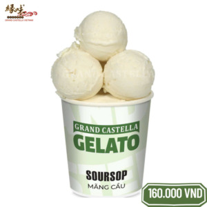 Kem Grand Castella Gelato Mãng Cầu
