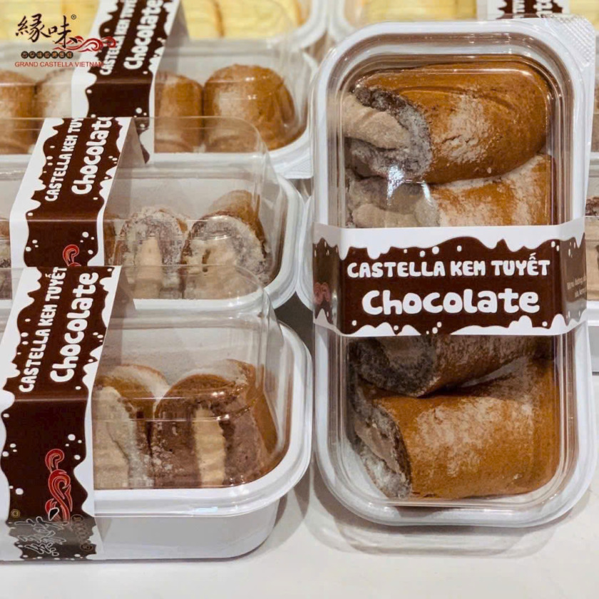 Castella Kem Tuyết Castella Kem Tuyết - Chocolate